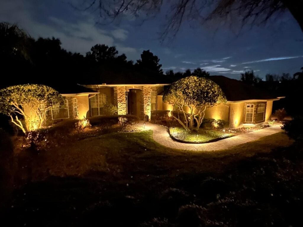 Installation of Garden Lights